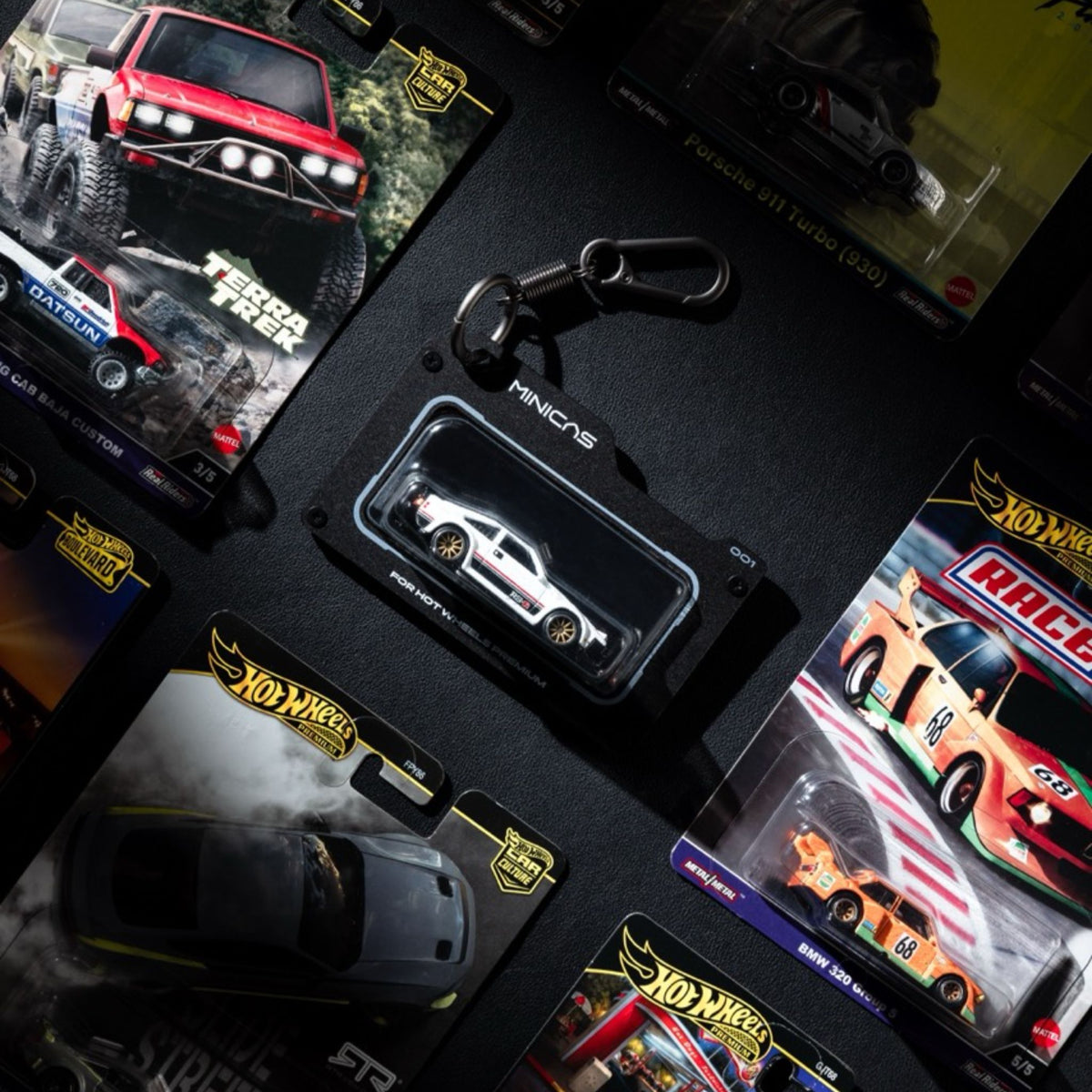 hot wheels card display case HOT-TAG 64 3-Pack