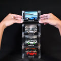 Minicas VISTA 64 four-pack bundle of premium acrylic display cases for 1/64 diecast cars
