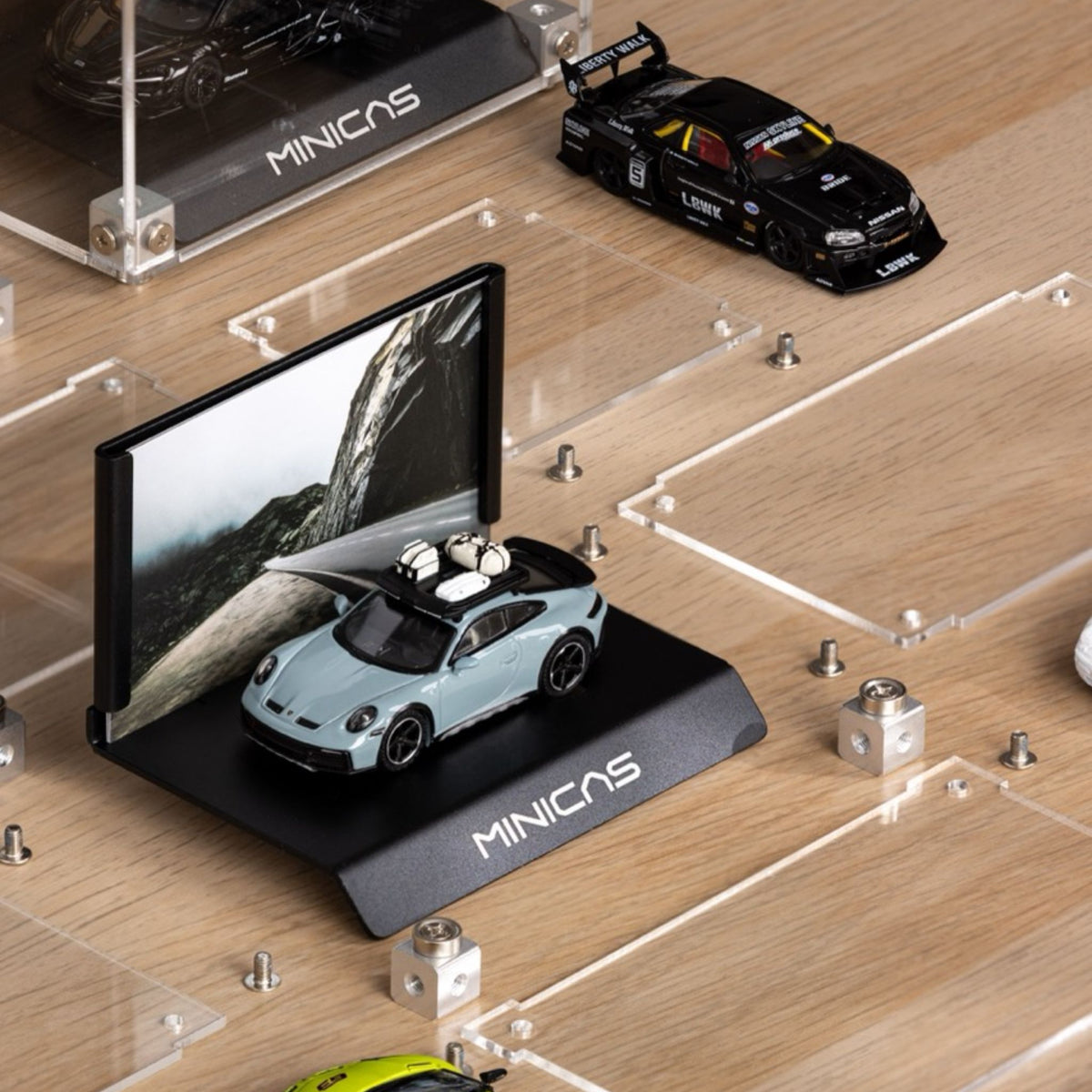 Minicas Unit VISTA 64 | Premium Acrylic 1/64 Diecast Display Case for Hot Wheels ...